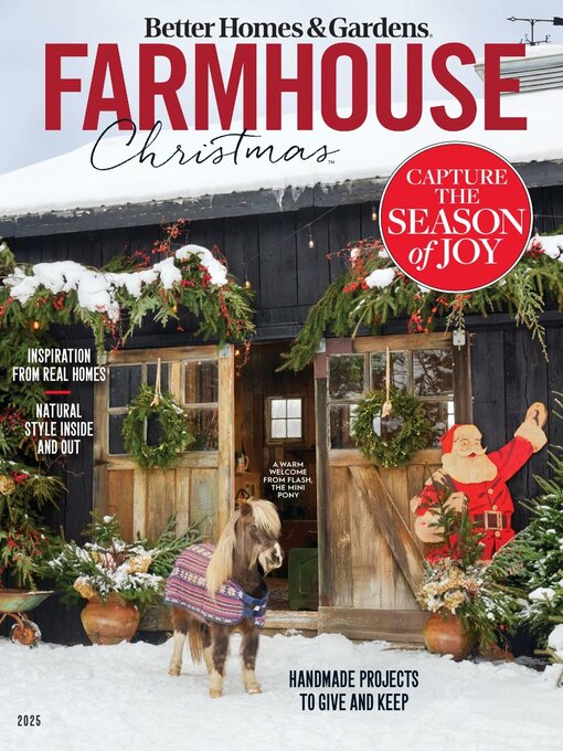 Title details for Better Homes & Gardens Farmhouse Christmas by People Inc. - Available